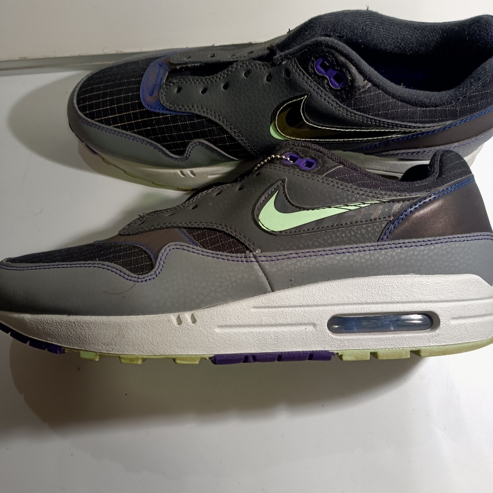 Nike Air Max 1 SE Future Of Swoosh Black Cool Grey Men Size 8.5 CT1624 001